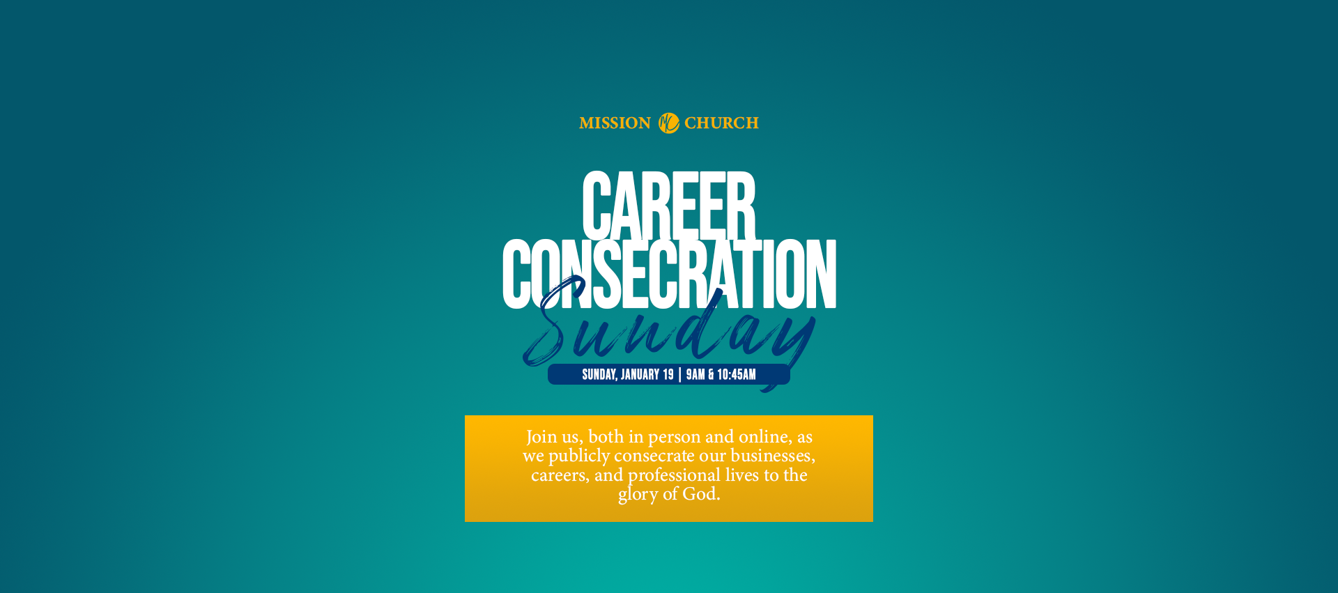 Career Consecration